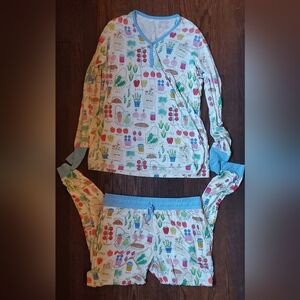 Little Sleepies Women's Farmers Market Pajamas Set Size Small